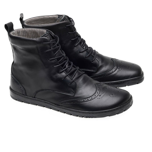 Quintic Brogue Black Waterproof